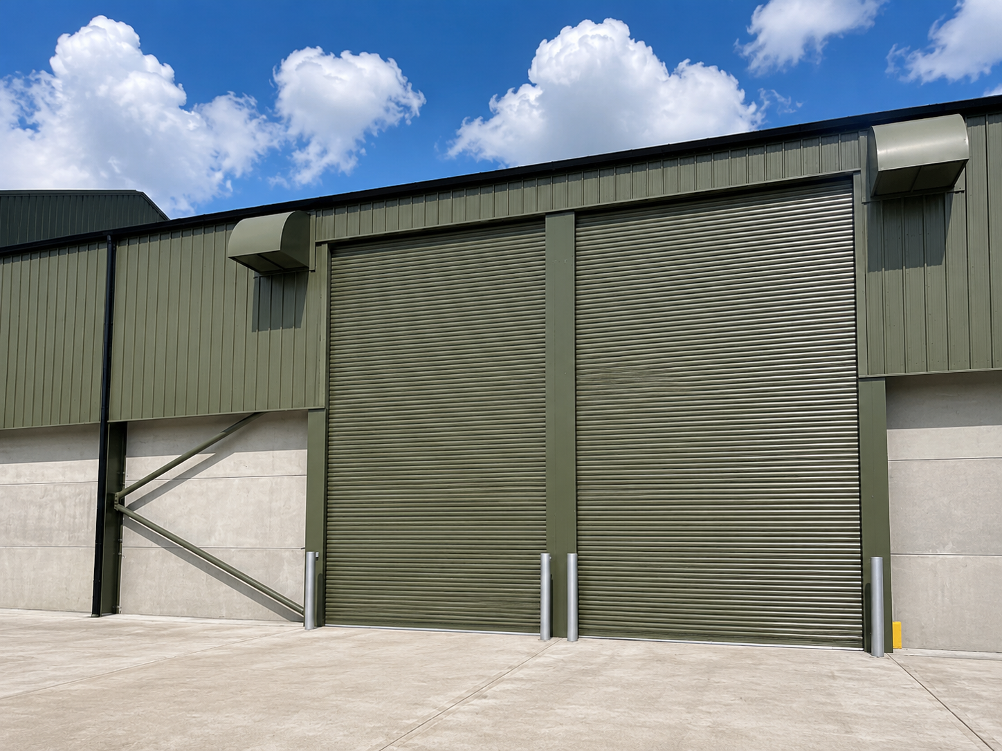 Galvanised Insulated Rolling Shutter