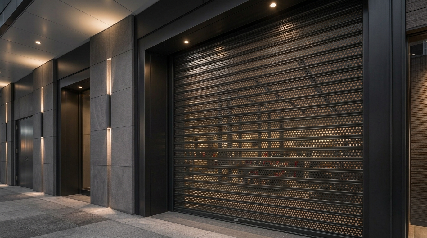 Galvalume Perforated Rolling Shutter